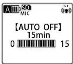 SANYO Xacti ICR-EH800D - Setting the auto power off function - 1