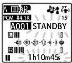 A III SD MTC PCM #4.1K A001 STANDBY -40 -30 -20 -12 -6 -3 1h10m45s