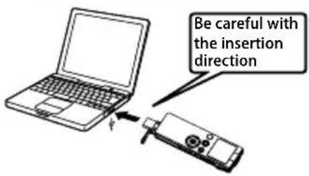 Be careful with the insertion direction