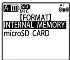 A III SD MIC [FORMAT] INTERNAL MEMORY microSD CARD