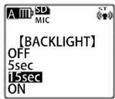 SANYO Xacti ICR-EH800D - Turning on/off the screen backlight - 1