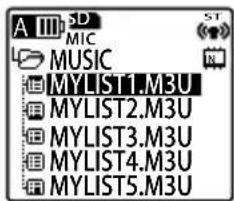 A III SD MIC MUSIC MYLIST1.M3U MYLIST2.M3U MYLIST3.M3U MYLIST4.M3U MYLIST5.M3U