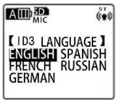 AI#SD MIC 【ID3 LANGUAGE】 ENGLISH SPANISH FRENCH RUSSIAN GERMAN