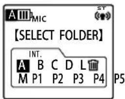 SANYO Xacti ICR-EH800D - Selecting a folder - 2