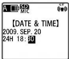 A SD MIC 【DATE & TIME】 2009. SEP. 20 24H 18:30