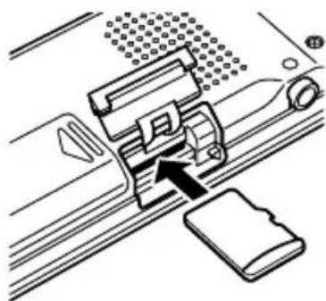 SANYO Xacti ICR-EH800D - Inserting/removing a microSD card - 2