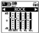 SANYO Xacti ICR-EH800D - ■ Selecting a sound equalizer mode - 5