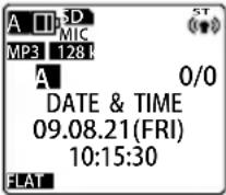 SANYO Xacti ICR-EH800D - Switching information display - 4