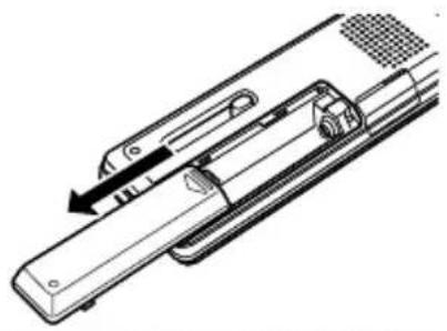 SANYO Xacti ICR-EH800D - Open the battery compartment lid. - 1