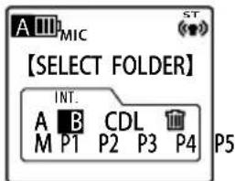 SANYO Xacti ICR-EH800D - Selecting a folder - 4