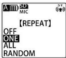 SANYO Xacti ICR-EH800D - Changing the "REPEAT" setting - 1