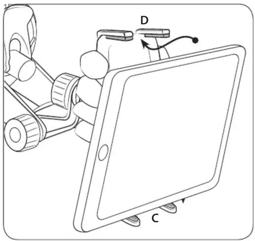 Arkon SM517 - Insert Phone into Holder - 1