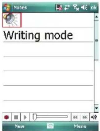 Writing mode