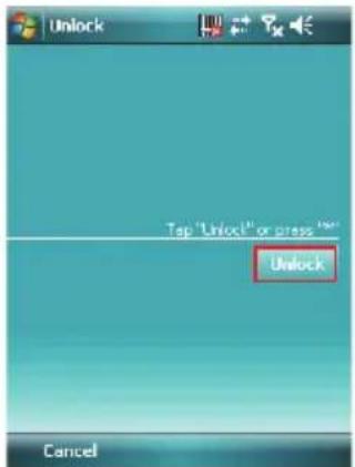 Unlock Tap "Unlock" or press "alt" Unlock Cancel