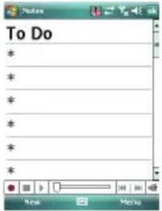 Opticon H19A - Creating a Note by Using a Template - 8