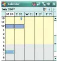 Opticon H19A - Changing Calendar Views - 3