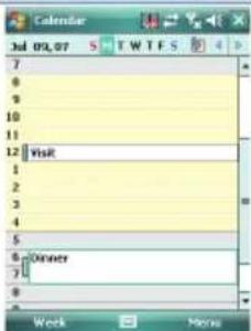 Opticon H19A - Changing Calendar Views - 2