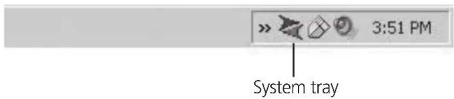 3:51 PM System tray