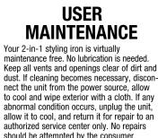 Conair CS584 - USING INSTANT HEAT, THE HIGH HEAT TEMPERATURE SETTINGS & UNIFORM HEAT RECOVERY SYSTEM - 4