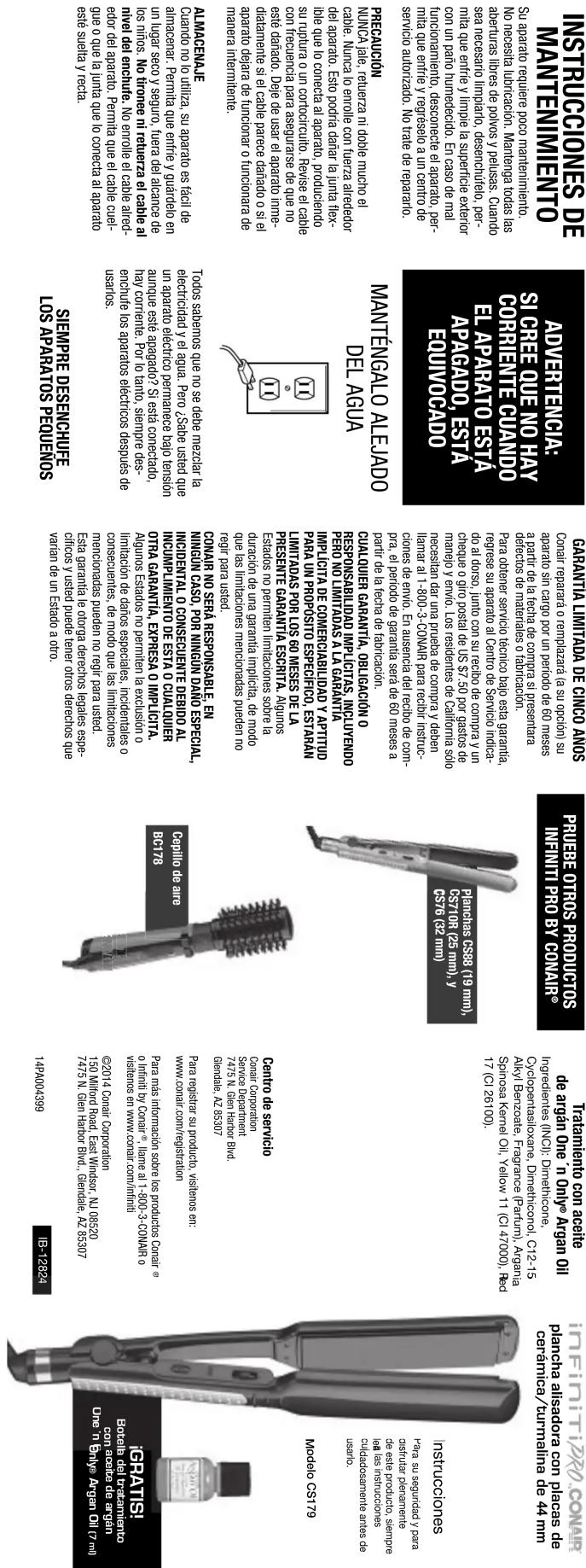 Conair CS179 - 1