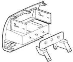 Scosche TA2052BLKB - ATTACHING THE REAR BRACKETS - 1
