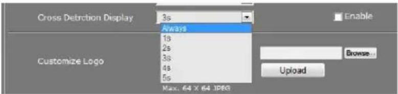 Cross Detrction Display 3s Always 1s 2s 3s 4s 5s Max. 64 X 64 JPEG Browse... Upload Enable