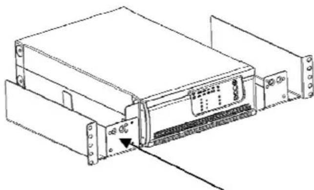 AEG Protect B. 1000 VA - 19" Rack Mount Setup - 2