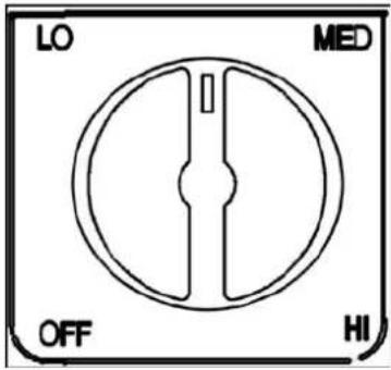 LO MED OFF HI