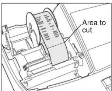 Area to cut