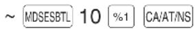 SHARP XEA-506 - Cálculo porcentual para el subtotal de mercancías - 1