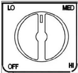 LO MED OFF HI