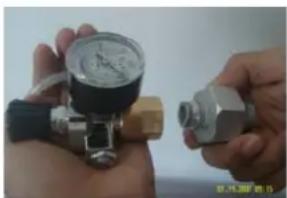 Avanti CB350S-IS - Setting up the gas cartridge - 1