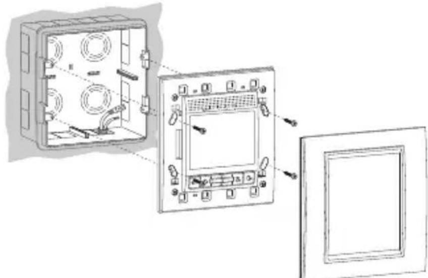 Gewiss GW18401VT - Intercomunicador de vídeo de encastrar - 1