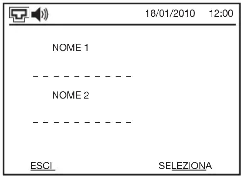 18/01/2010 12:00 NOME 1 NOME 2 ESCI SELEZIONA