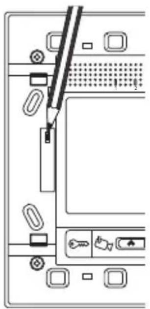 Gewiss GW18401VT - Reset videocitofono - 1
