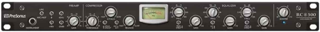 PRESONUS RC500 - Channel Strip with Solid-State Preamp, Compressor, and EQ - 1