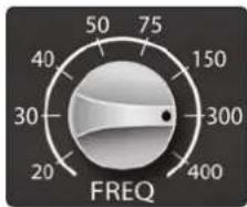 50 75 150 40 30 300 20 400 FREQ