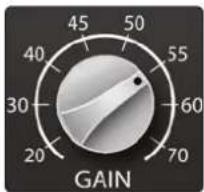 45 50 40 55 30 60 20 70 GAIN
