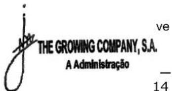 j the growing company, s.a. A Administração ve — 14