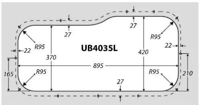 UB4035L 27 27 R95 370 165 R95 895 22 27 420 R95 22 210