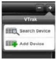 VTrak Search Device Add Device