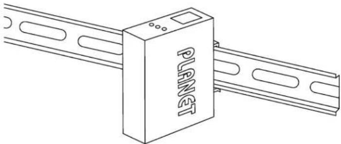 Planet IVS-H125P - [Optional] - DIN-Rail Mount Installation - 4