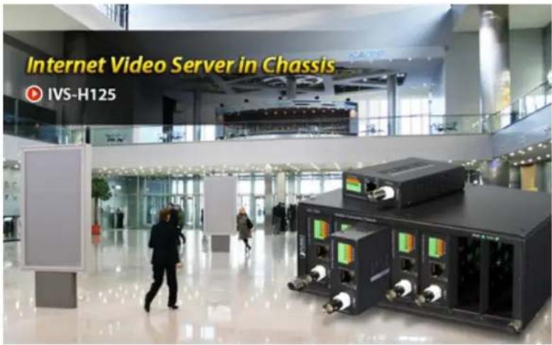 Internet Video Server in Chassis IVS-H125