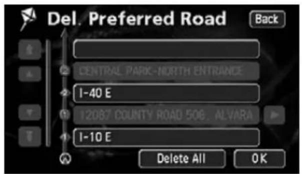 ECLIPSE AVN6620 - Canceling a transit road indication - 2