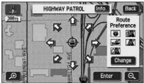ECLIPSE AVN6620 - Performing operations on a displayed map - 1