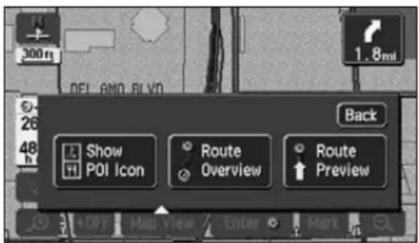 ECLIPSE AVN6620 - Redisplaying the all-route display - 1