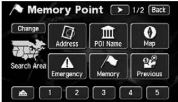 ECLIPSE AVN6620 - Registering a special memory point - 2