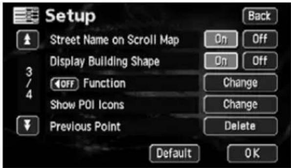 ECLIPSE AVN6620 - Setting the Street Name display while scrolling - 1