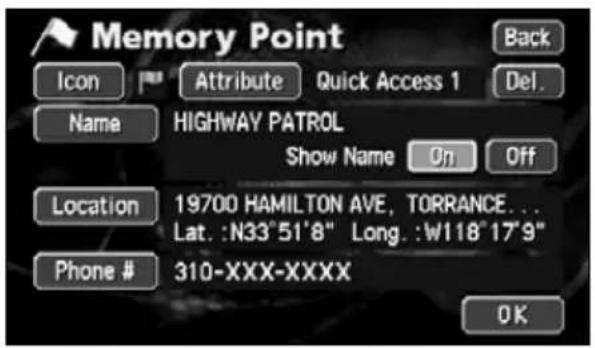 ECLIPSE AVN6620 - Correcting a special memory point - 2