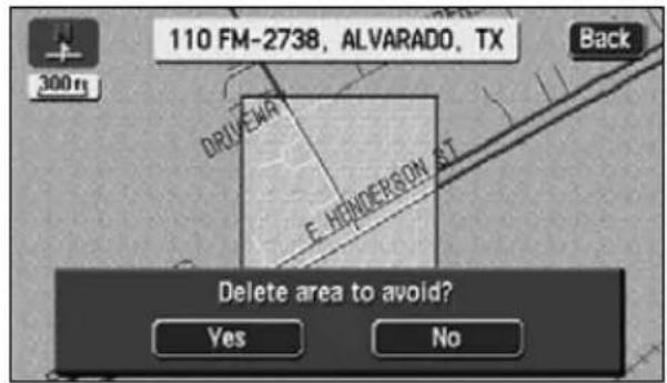 ECLIPSE AVN6620 - Deleting a detour memory point - 2